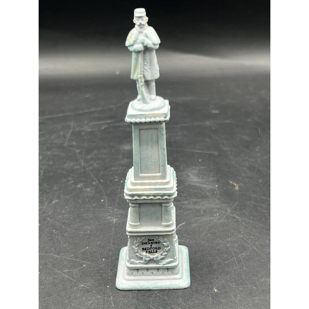 "IT'S A WONDERFUL LIFE" "3RD INFANTRY OF BEDFORD FALLS" RESIN MONUMENT TAIWAN